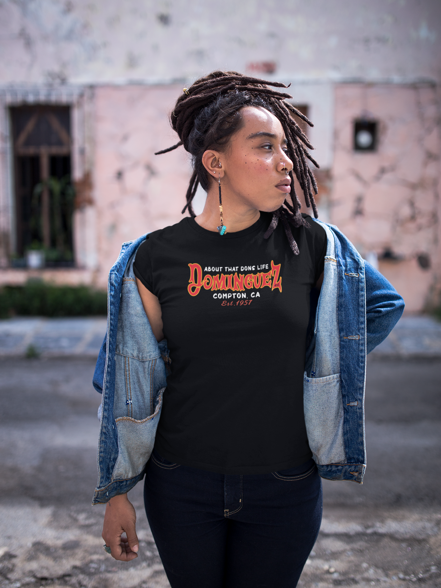 T-Shirt Donna Urban Backwoods 'Los Asesinos De Dios' - Cotone, Regular Fit, Taglie Forti Fino A XXXXXL